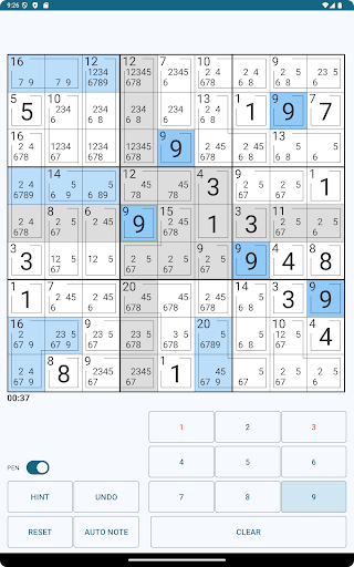 Killer Sudoku 15