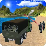 Real Drive Army Check Post Truck Transporter icon