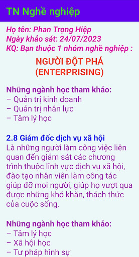 TN Nghề nghiệp Screenshot