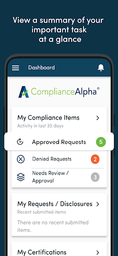 ComplianceAlpha Screen 2