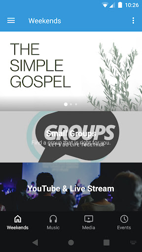 Screenshot of Tehachapi Vineyard Church
