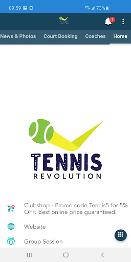 Tennis Revolution Screen 2