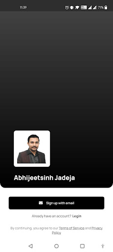 Android application Abhijeetsinh Jadeja screenshort