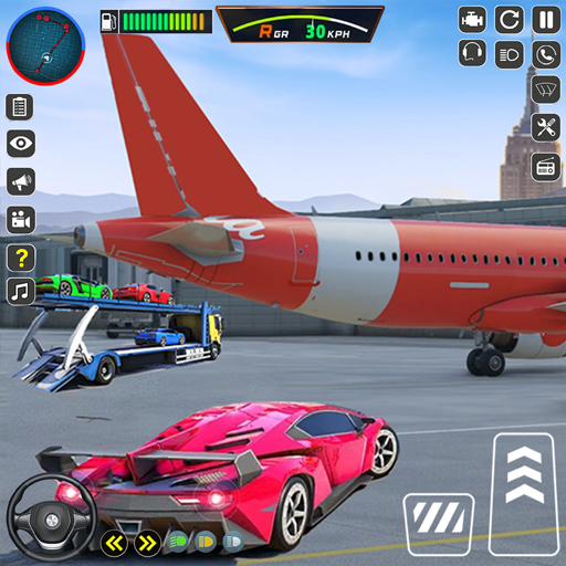 Airplane Car Transporter Pilot logo