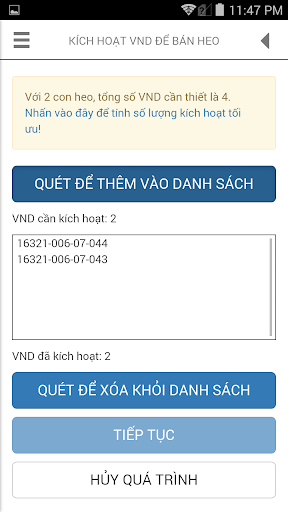 Admin TE-FOOD Vietnam Screen 3