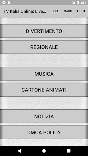 TV Italia Online: Live TV Screen 3