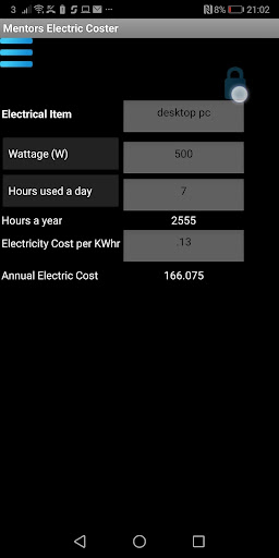 Mentors Electricity App Screen 3
