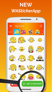 تحميل برنامج Big Emoji مهكر ملصقات تعبيرية كبيرة 2