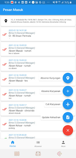 Android application tps screenshort