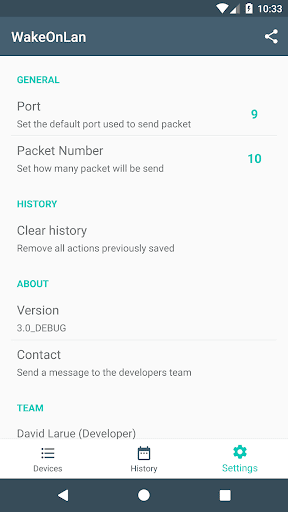 Wake On Lan-Wan with Widget