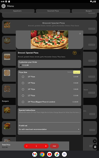 Romanos Pizza London