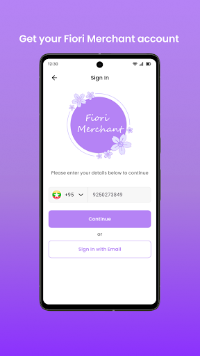 Android application FioriMerchant screenshort