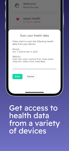Exos Connect Screen 2