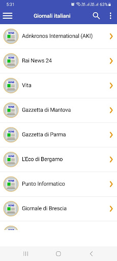 Quotidiani Italiani-Itali News Screenshot 4 - AppWisp.com