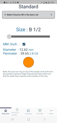 Android application Stones Identifier screenshort