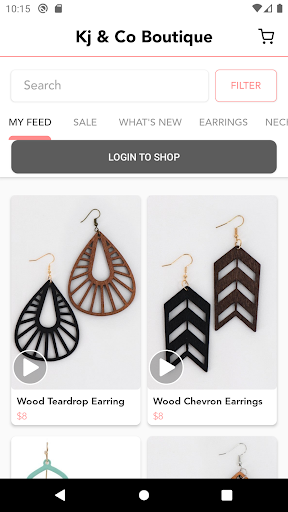 Screenshot of Kj & Co Boutique