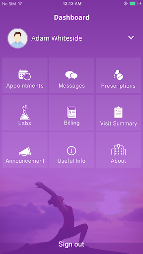 Android application Convenient Care screenshort