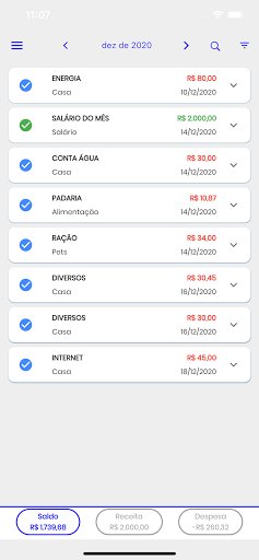 Controle Financeiro Screen 3