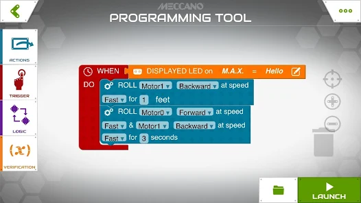 Meccano hotsell max programming