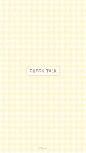 Android application 카카오톡 테마 - 체크톡_허니 옐로우 screenshort