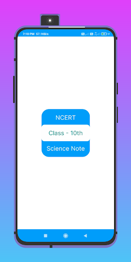 Android application Class 10 Science Study App screenshort