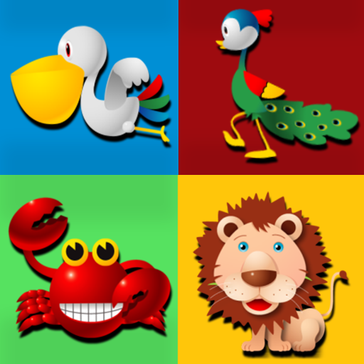 Matching games for kids Zoo logo