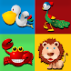 Matching games for kids Zoo