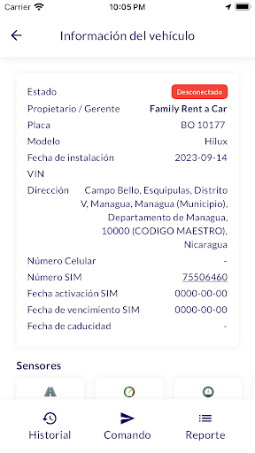 GPS SISEK Screen 3
