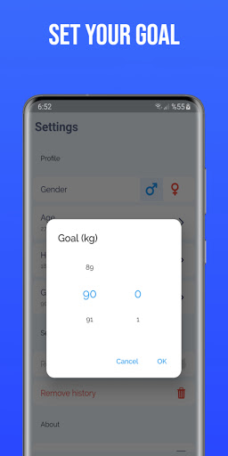 Weight Tracker ekran görüntüsü
