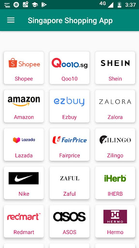 Singapore Shopping App Screen 2