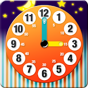 Learning to tell time is fun  Icon