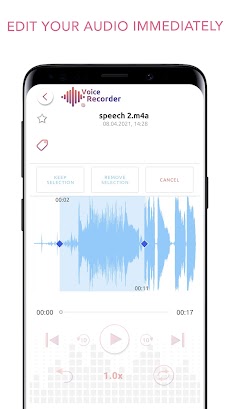 Voice Recorder and Editor Appのおすすめ画像2