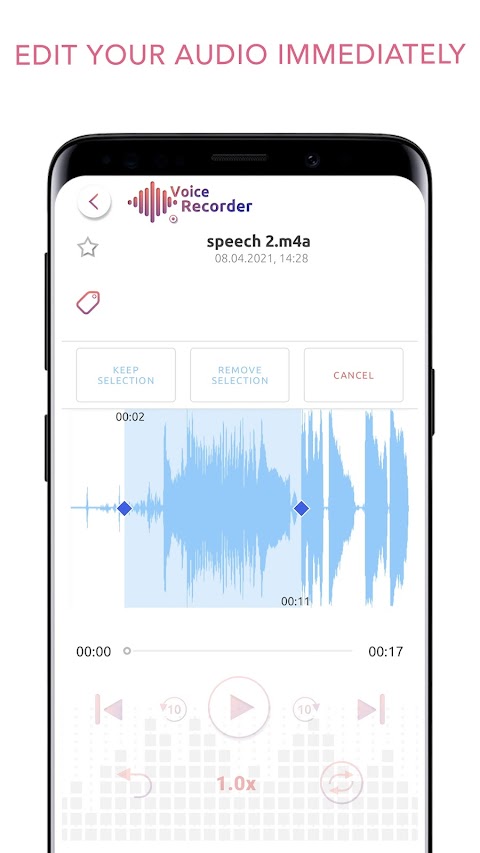 Voice Recorder and Editor Appのおすすめ画像2