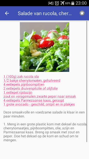 Gezonde salades recepten app nederlands gratis