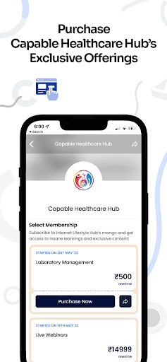 Capable Healthcare Hub Screen 2