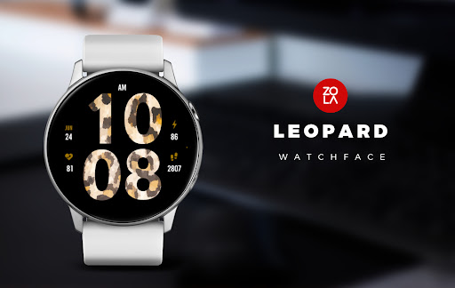 Android application Leopard Watch Face screenshort