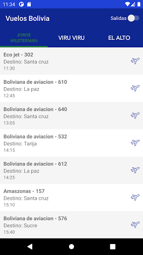 Vuelos Bolivia Screen 2