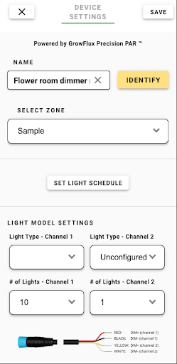Android application GrowFlux screenshort