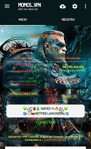 Android application MOMOS_VPN2 screenshort