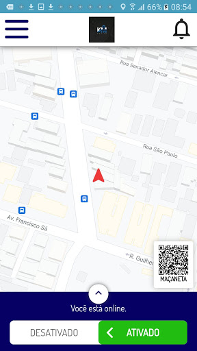 Android application Km Mobile Motorista screenshort