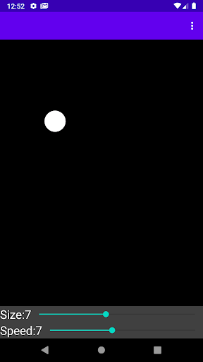 Dynamic visual acuity training Screen 3