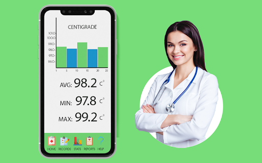 Body Temperature : Thermometer Records History App
