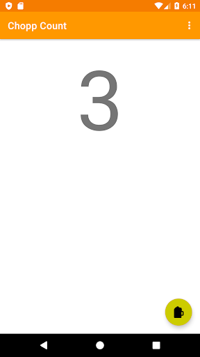 Android application Chopp Counter screenshort