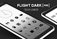 screenshot of Flight Dark - Icon Pack