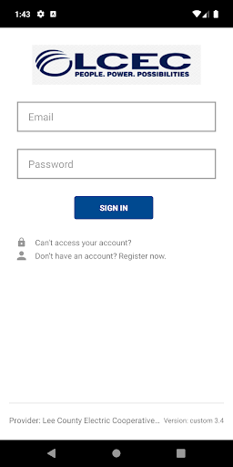 Screenshot of LCEC