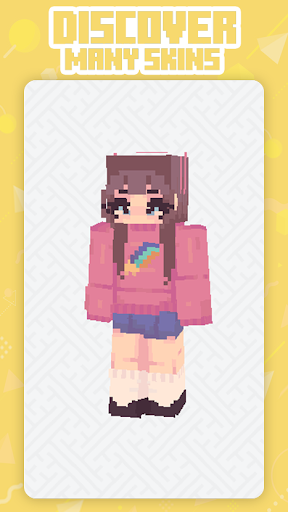 Aesthetic Skin Minecraft Screenshot 3 - AppWisp.com