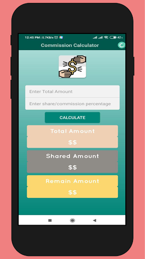Commission % Calculator Screen 3