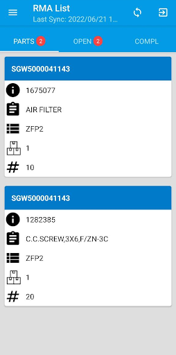 Epson Mobile RMS Screen 3