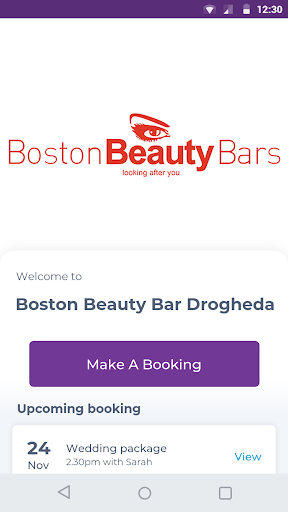 Android application Boston Beauty Bar Drogheda screenshort