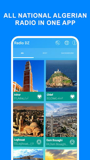 Android application Radio Dz jil fm radio elbahdja screenshort